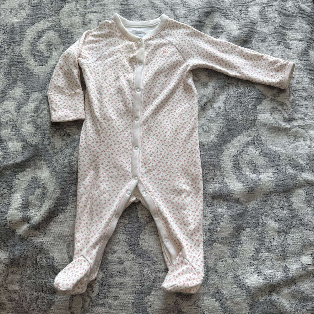 Pink flower Kids One Piece